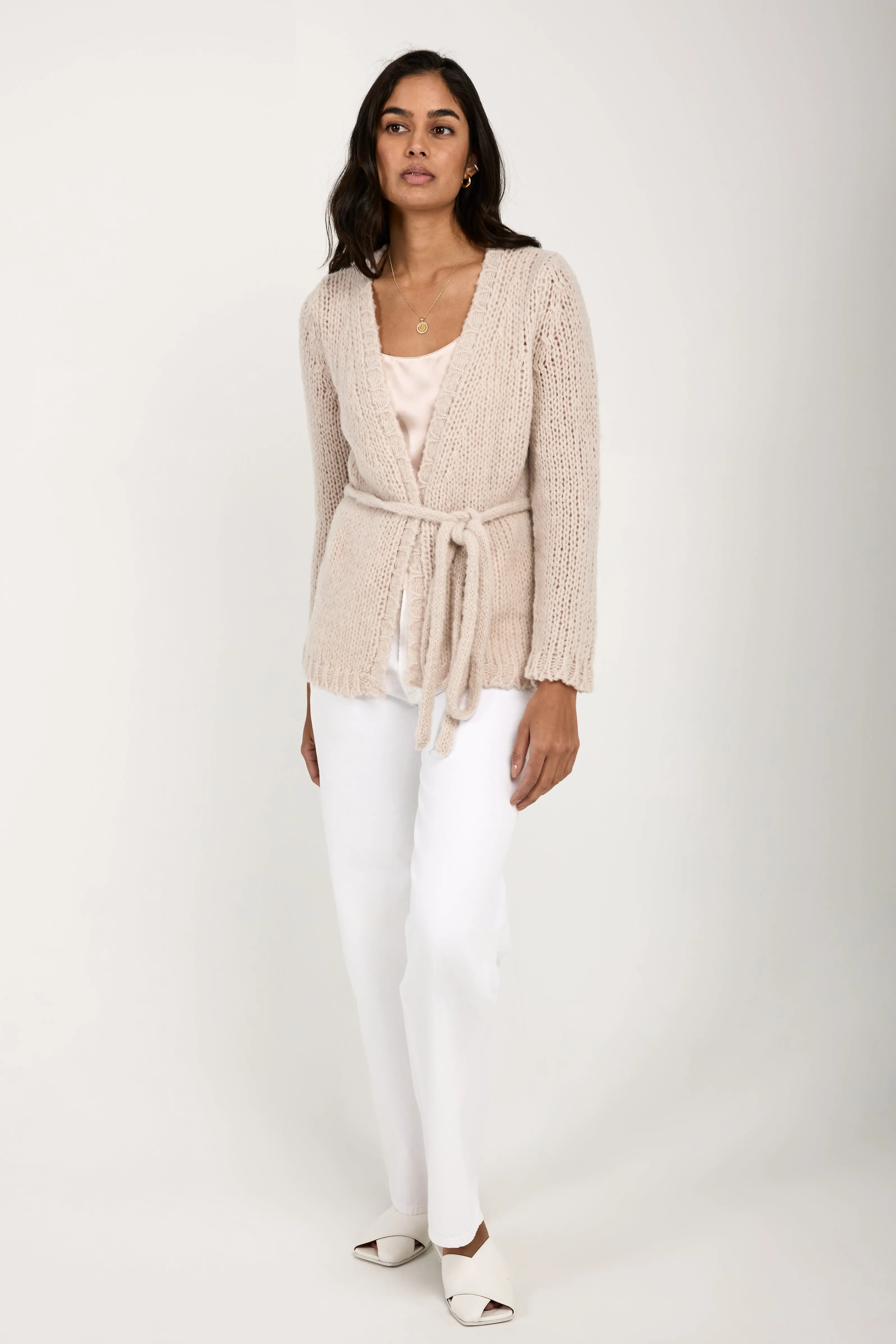 Super Airy Cashmere Cardigan in Sable