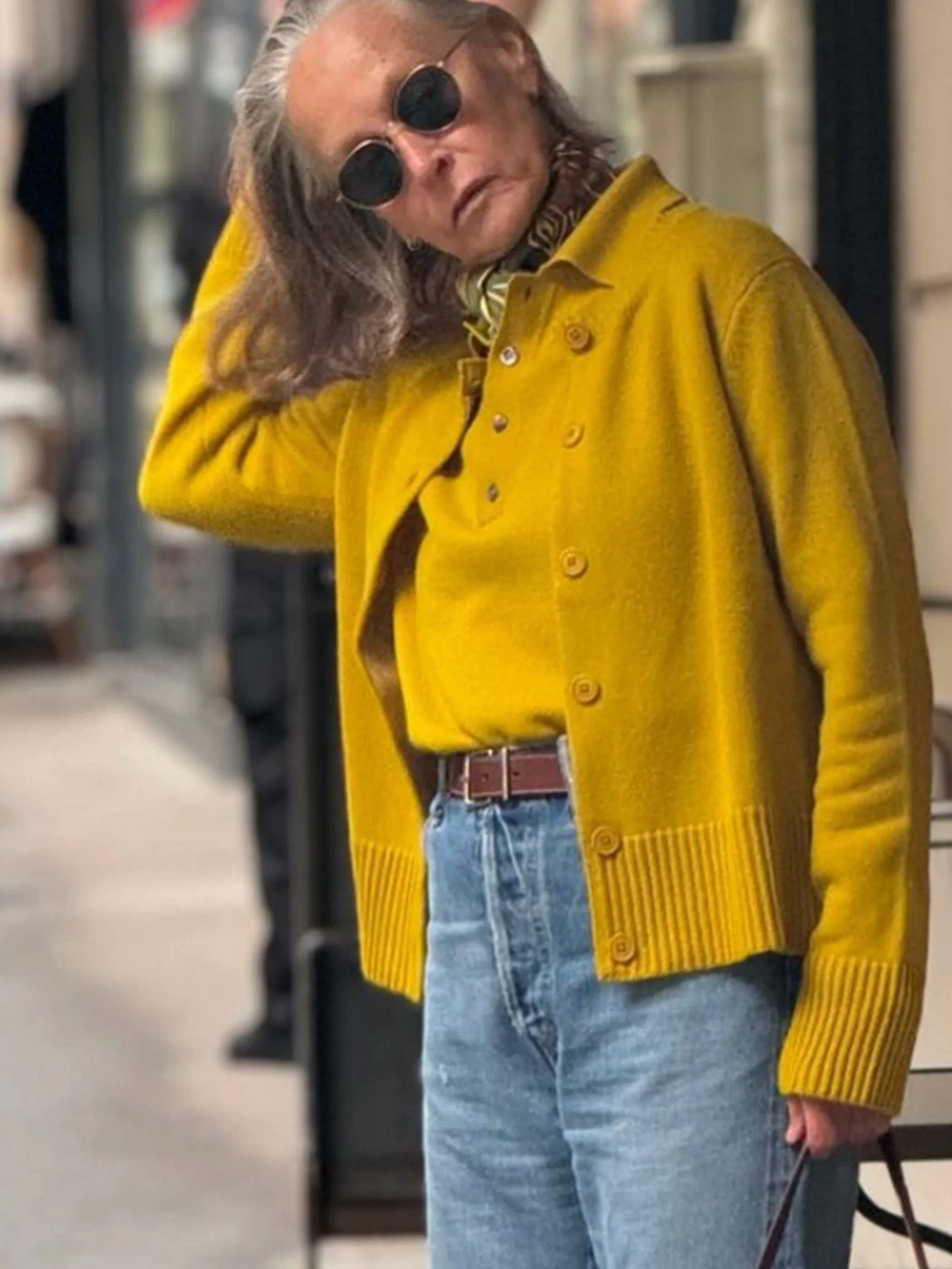 THE LINDA CARDIGAN | Turmeric