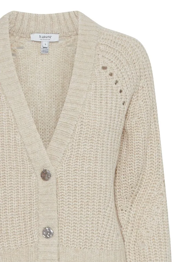 The Oaks Cardigan - Cement Melange