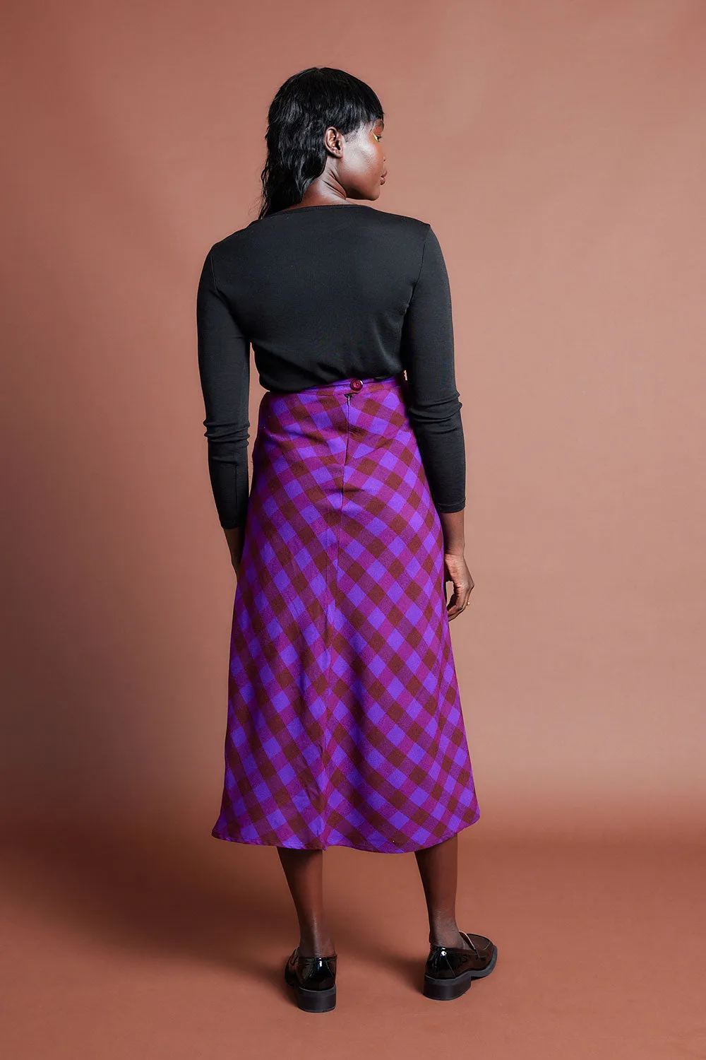 Twill Drawstring Skirt