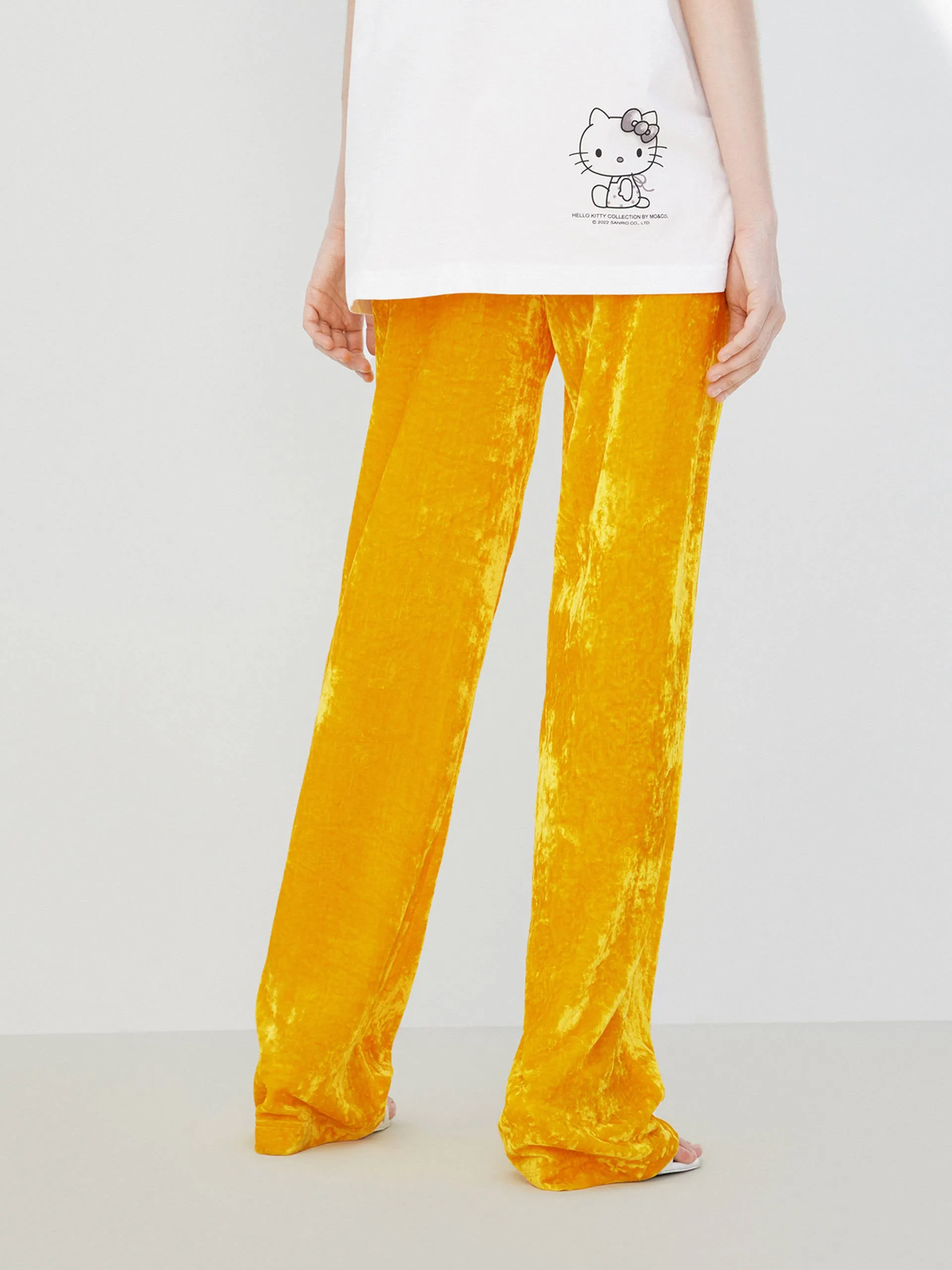 Velvet Straight Leg Pants