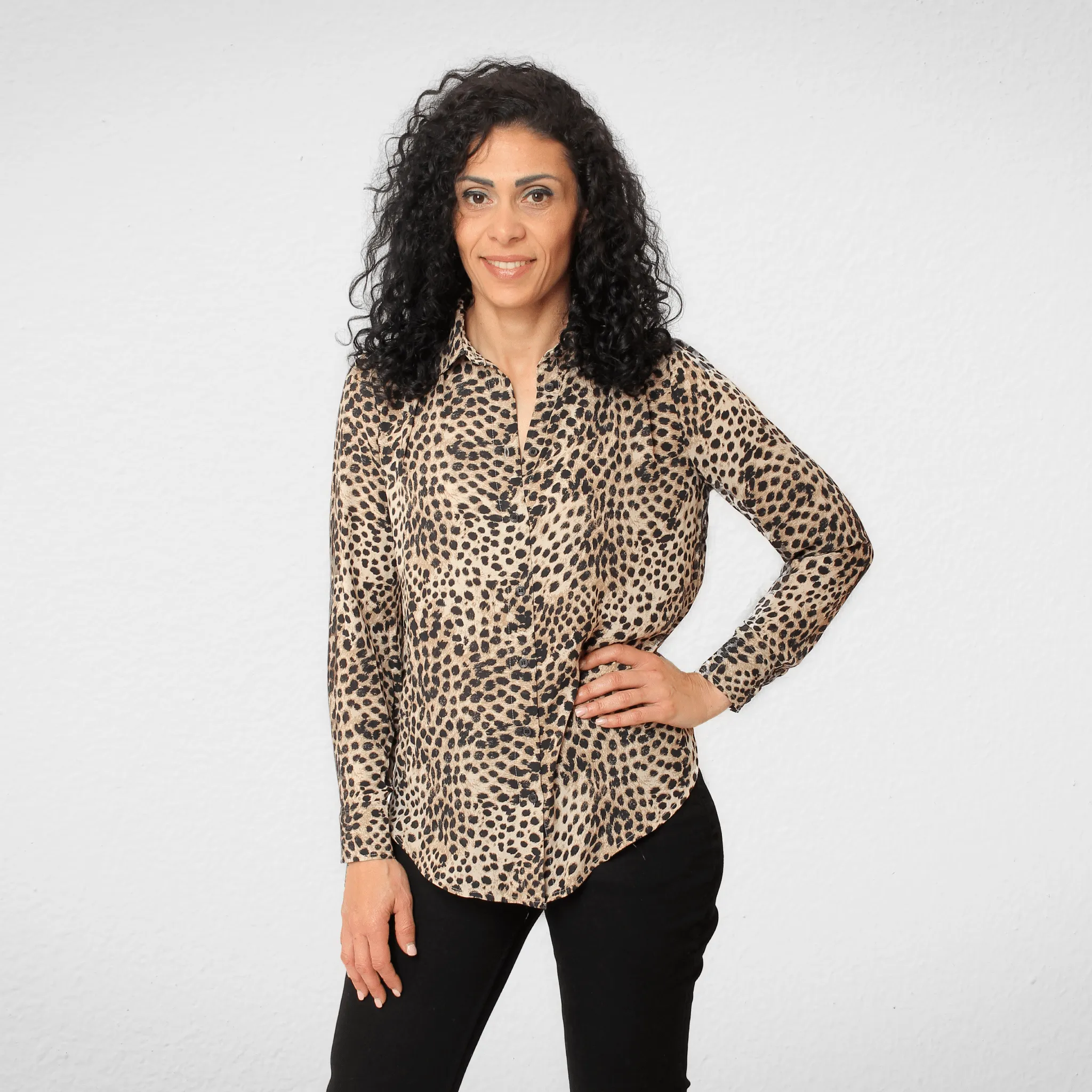 Women chiffon chemise (Shirt) - Tiger