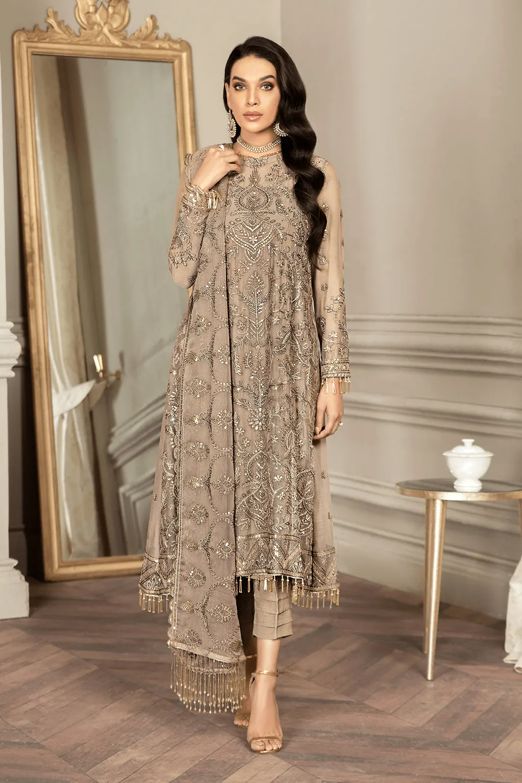 Zarif Mehroz Festive Formal Collection – LIME STONE