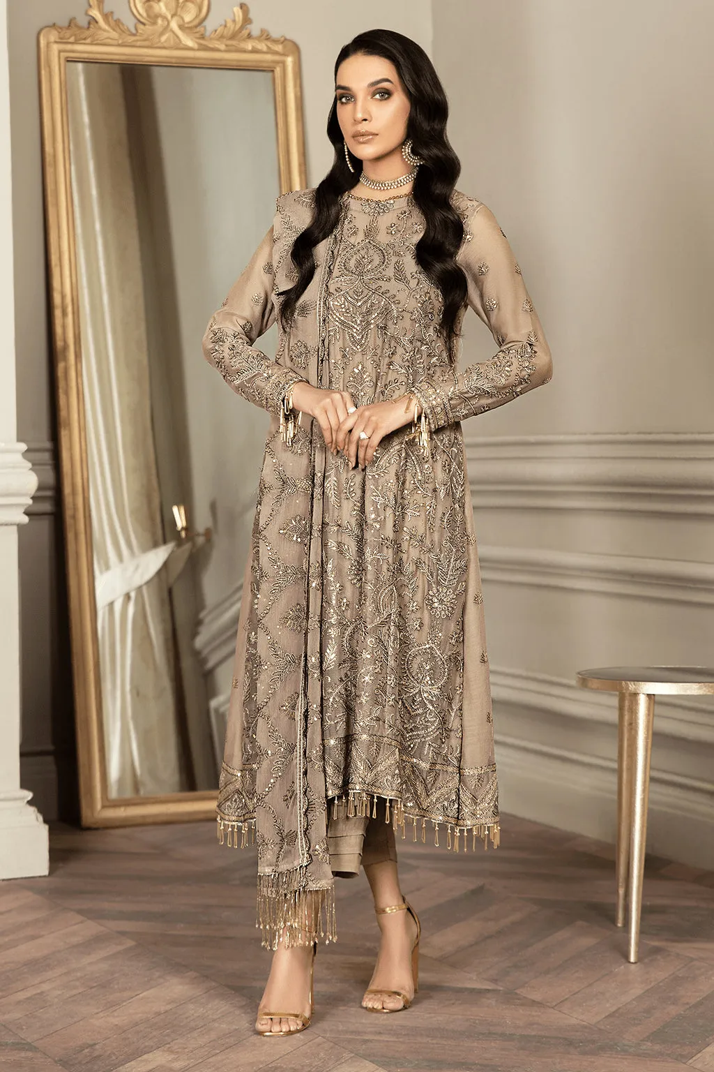 Zarif Mehroz Festive Formal Collection – LIME STONE