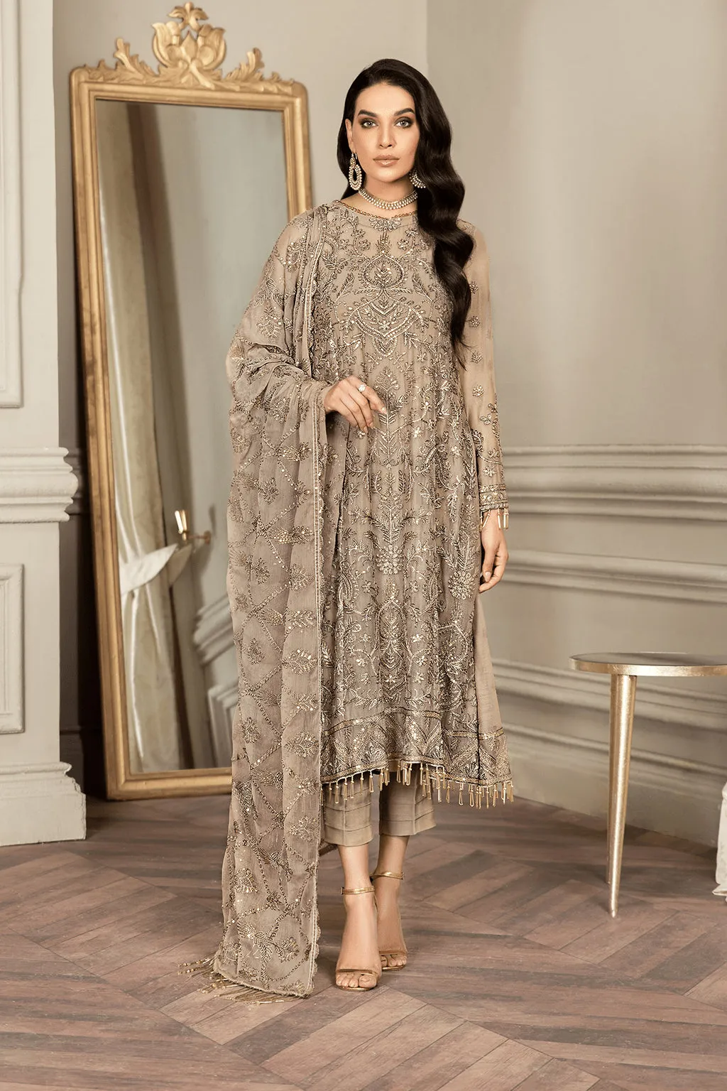 Zarif Mehroz Festive Formal Collection – LIME STONE